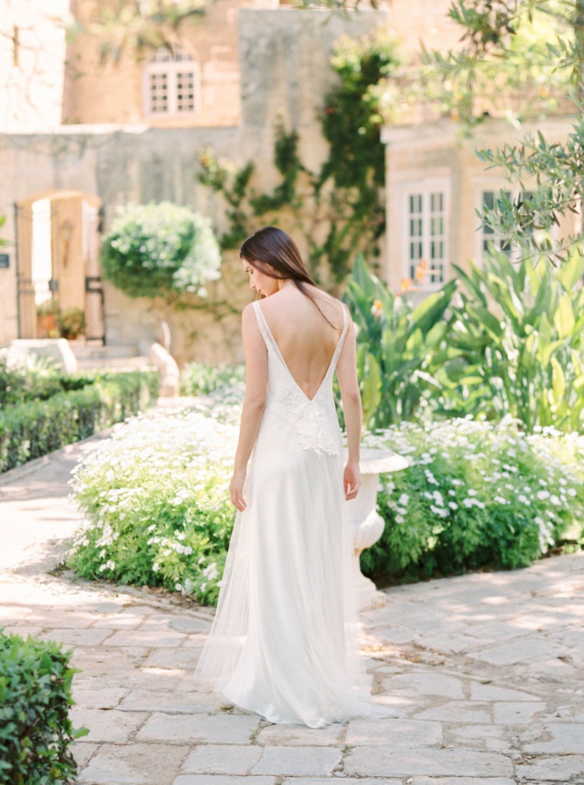 Lush romantic garden wedding inspiration from Malta