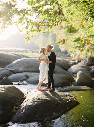 Sweet Riverside Engagement from Virginia