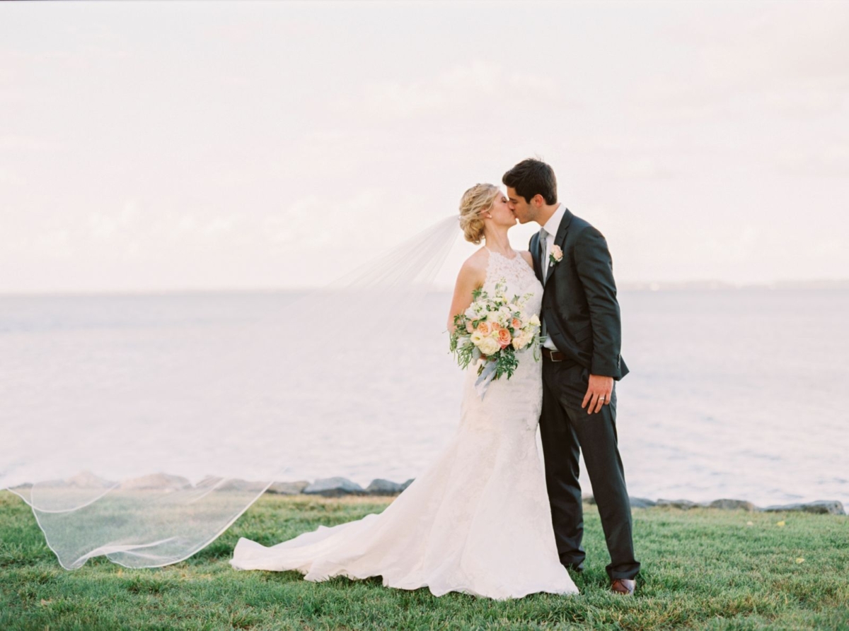 A gorgeous backyard wedding on the shores of Chesapeake Bay