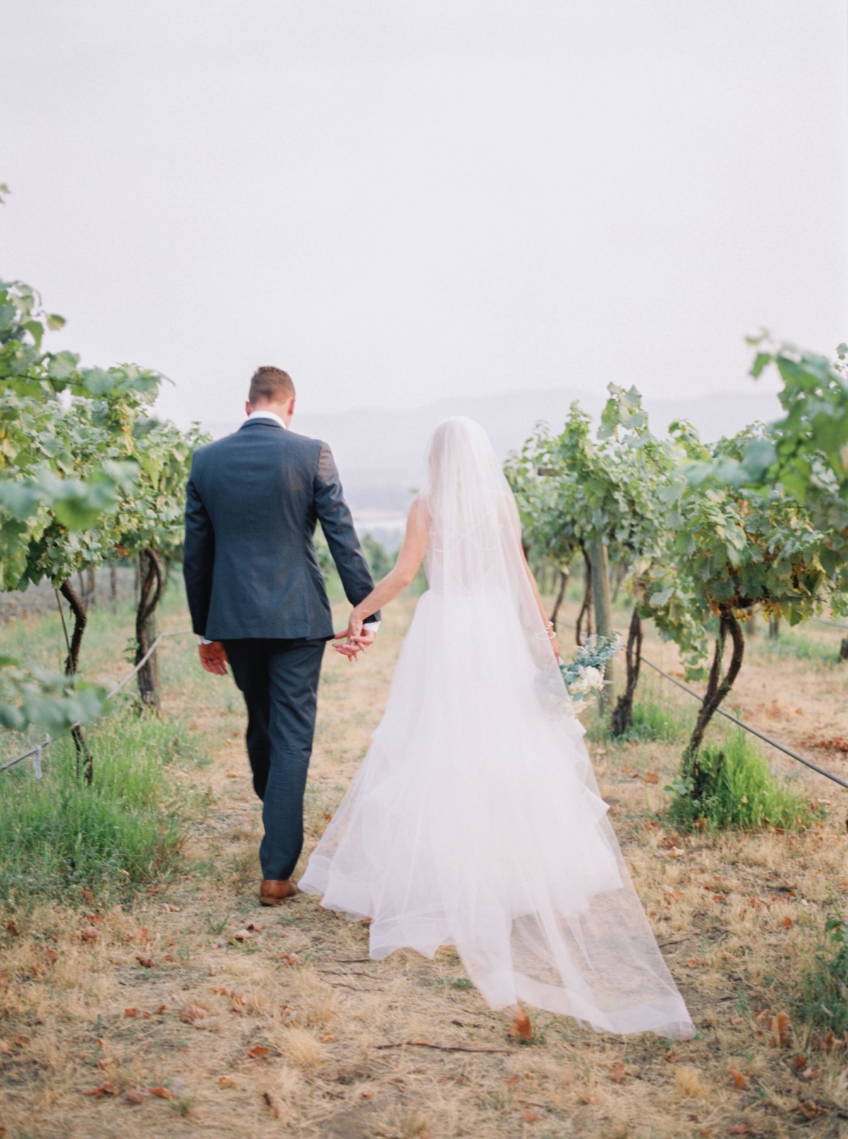 Washington Winery Wedding with a Vintage Fire Engine