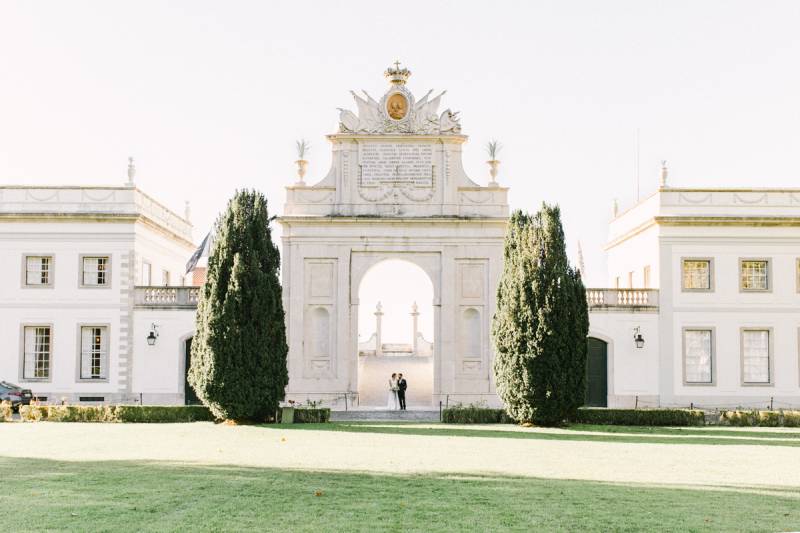 Majestic & enchanting destination wedding ideas at Palace in Portugal