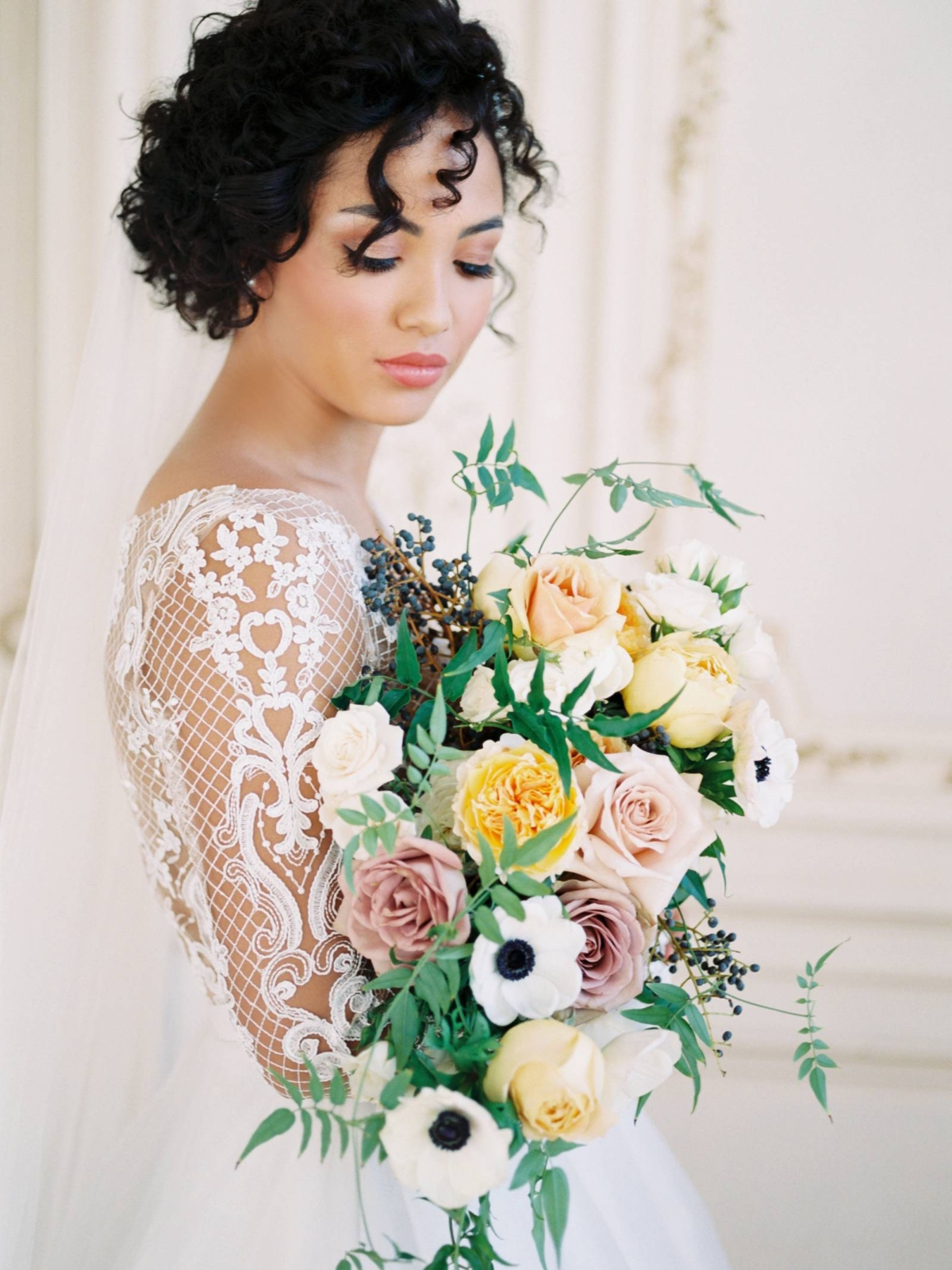 Orange And Grey Wedding In Jackson Hole