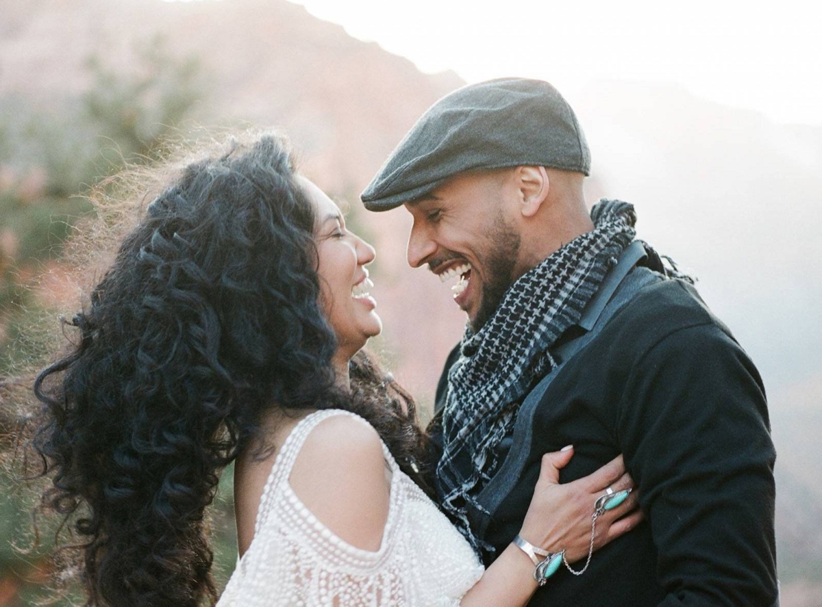 Surprise Engagement amongst the majestic scenery in Zion National Park