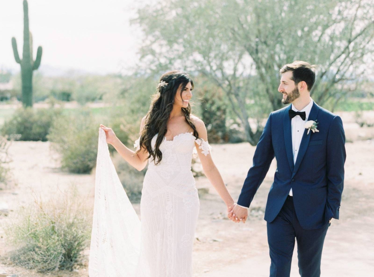 A fusion of boho & classic styles in this Scottsdale Wedding