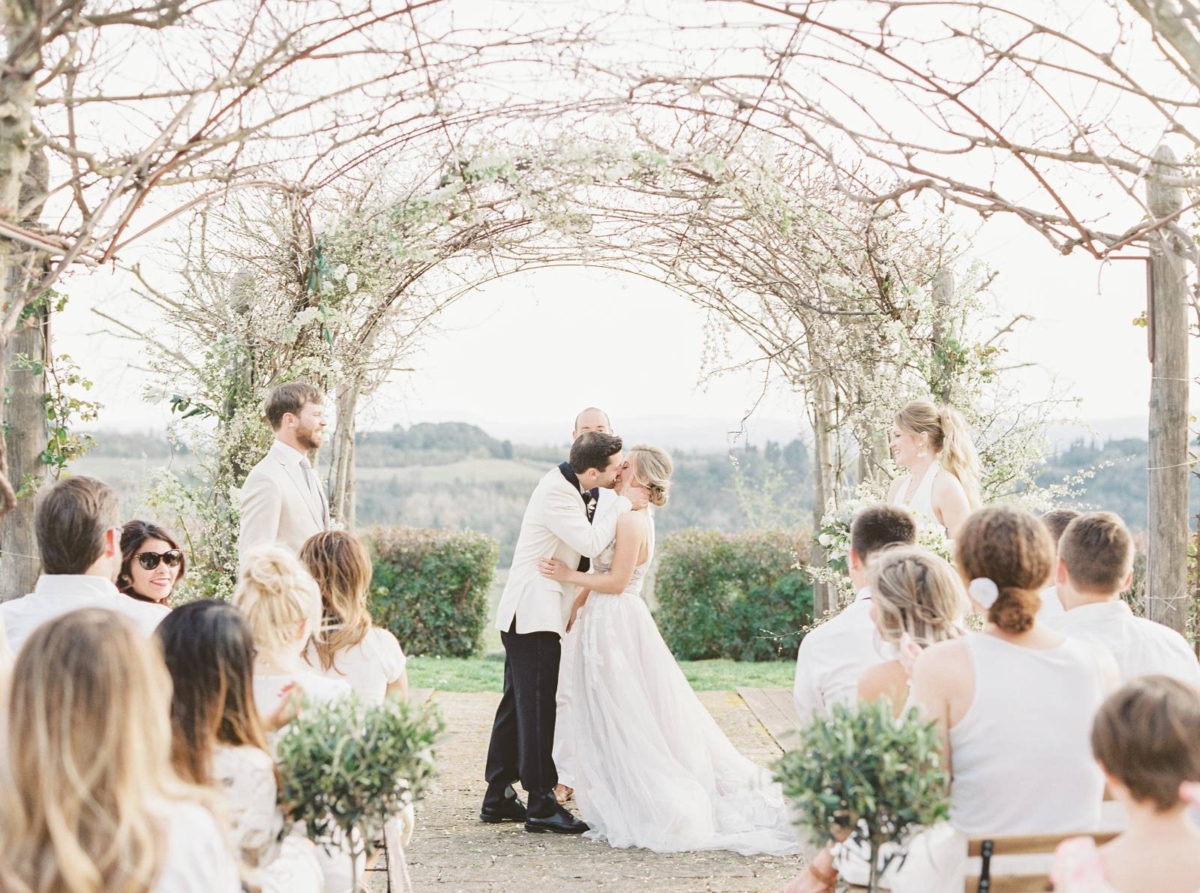 Romantic Destination Wedding Inspiration in Tuscany