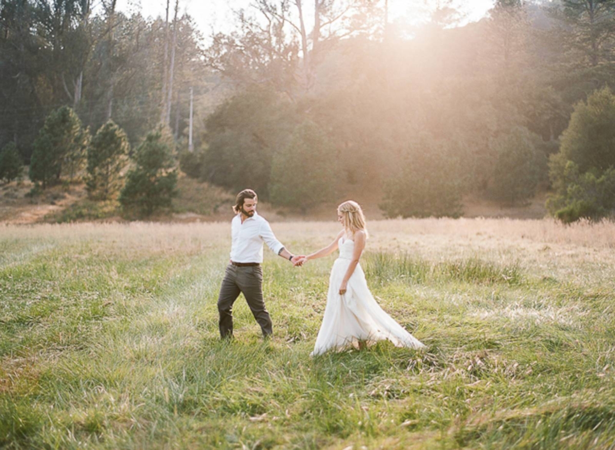 Laid-back California Ranch Wedding
                 surrounded by nature