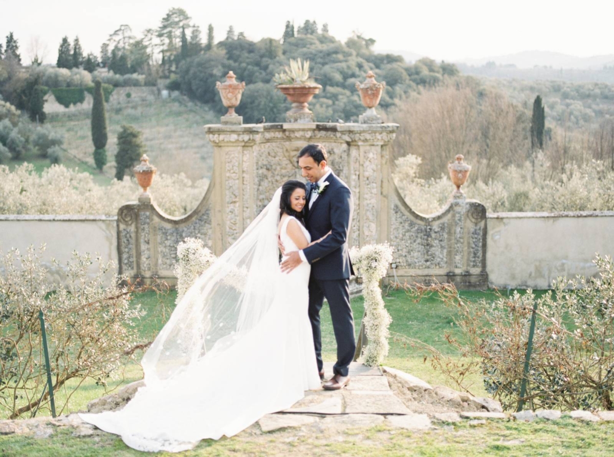 Multicultural wedding in Florence blending contemporary style with heritage