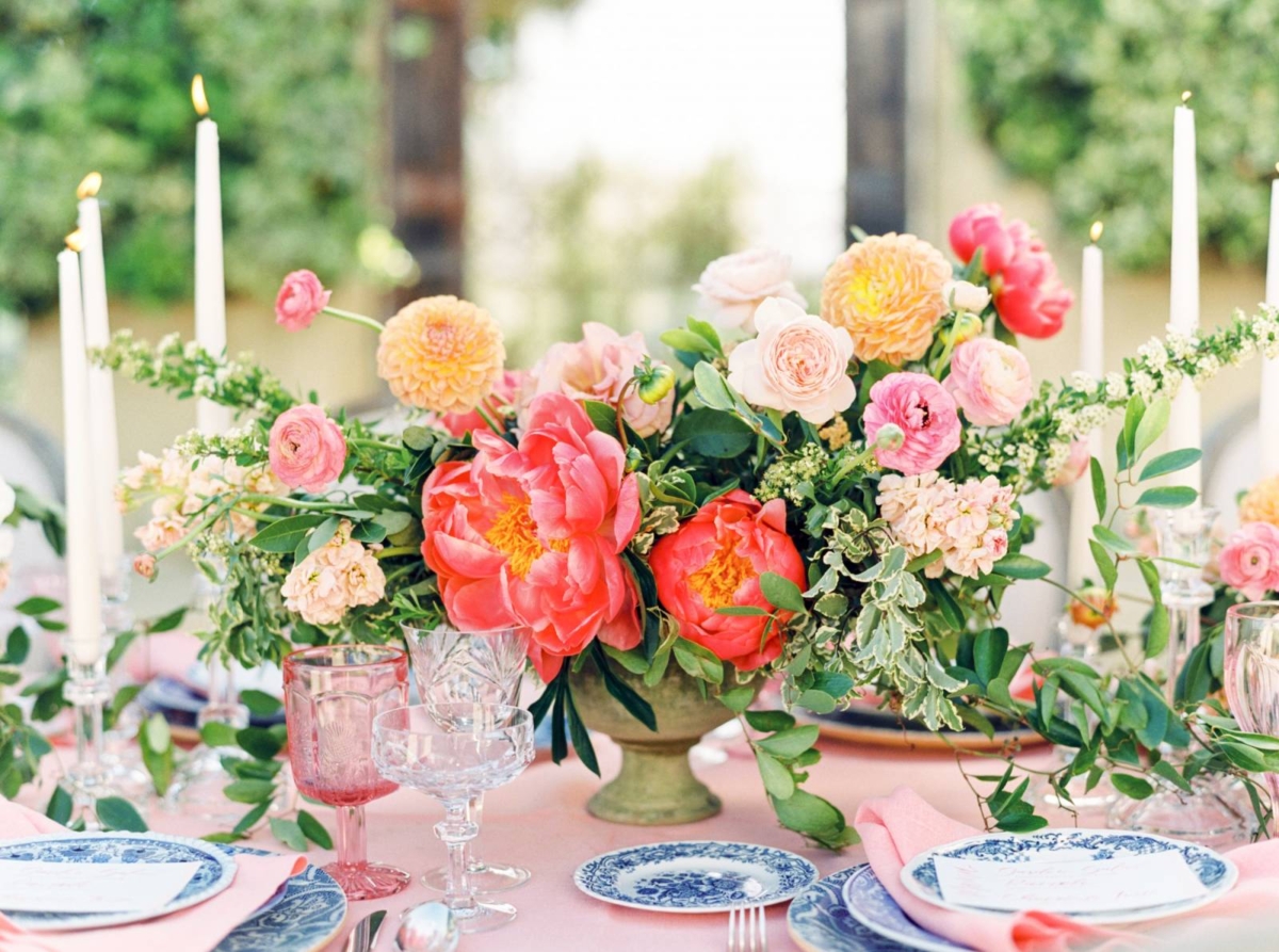 Colourful Wedding Inspiration at a Private Estate in the Santa Ynez Valley