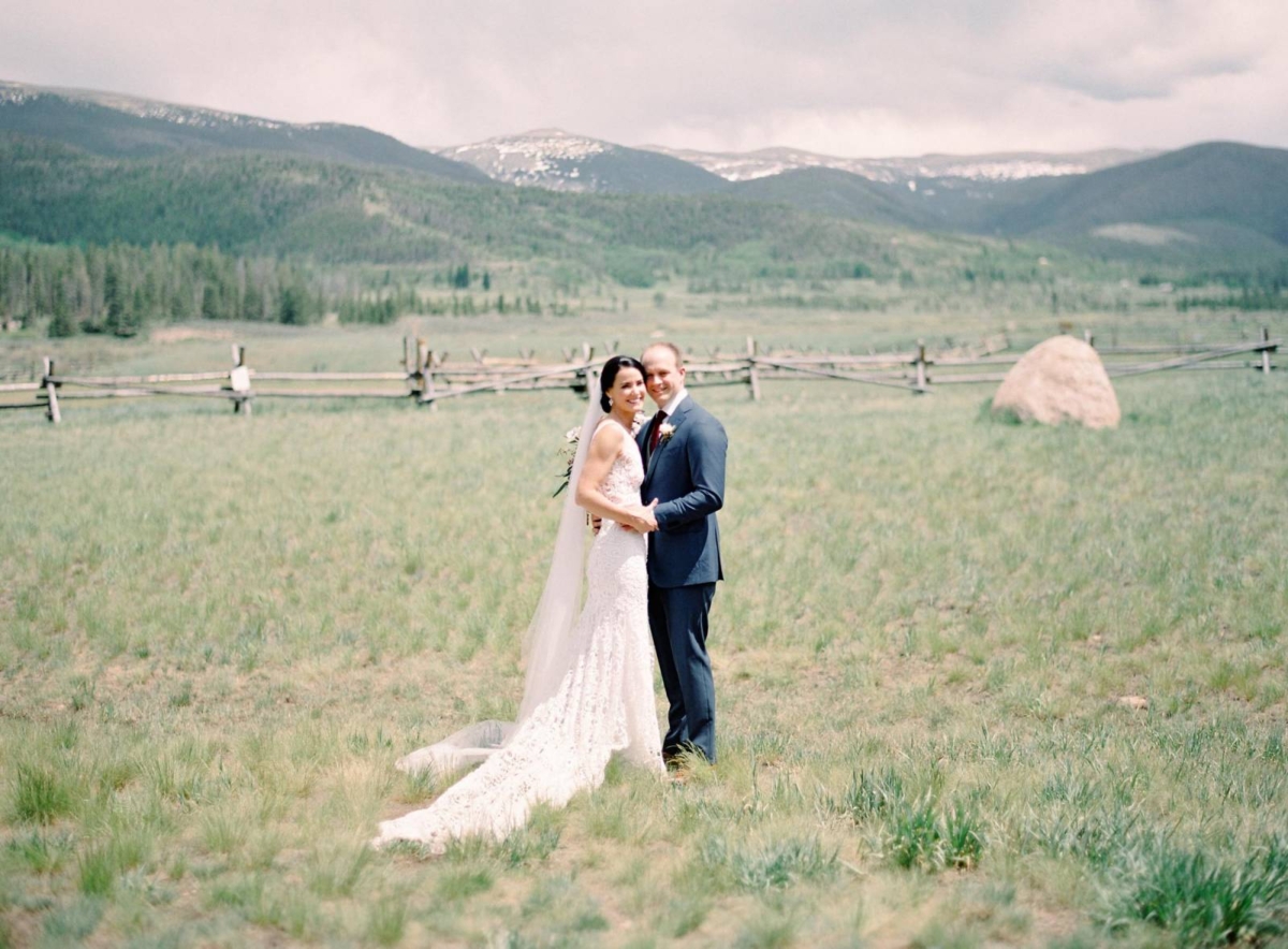 Rocky Mountain ranch wedding blending elegance with a rustic feel