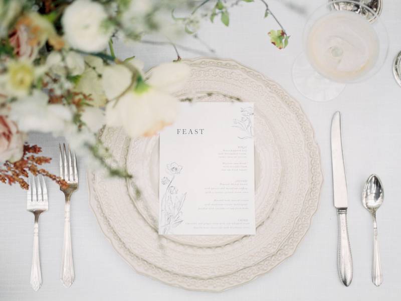 Wedding inspiration honouring the fleeting beauty of Spring