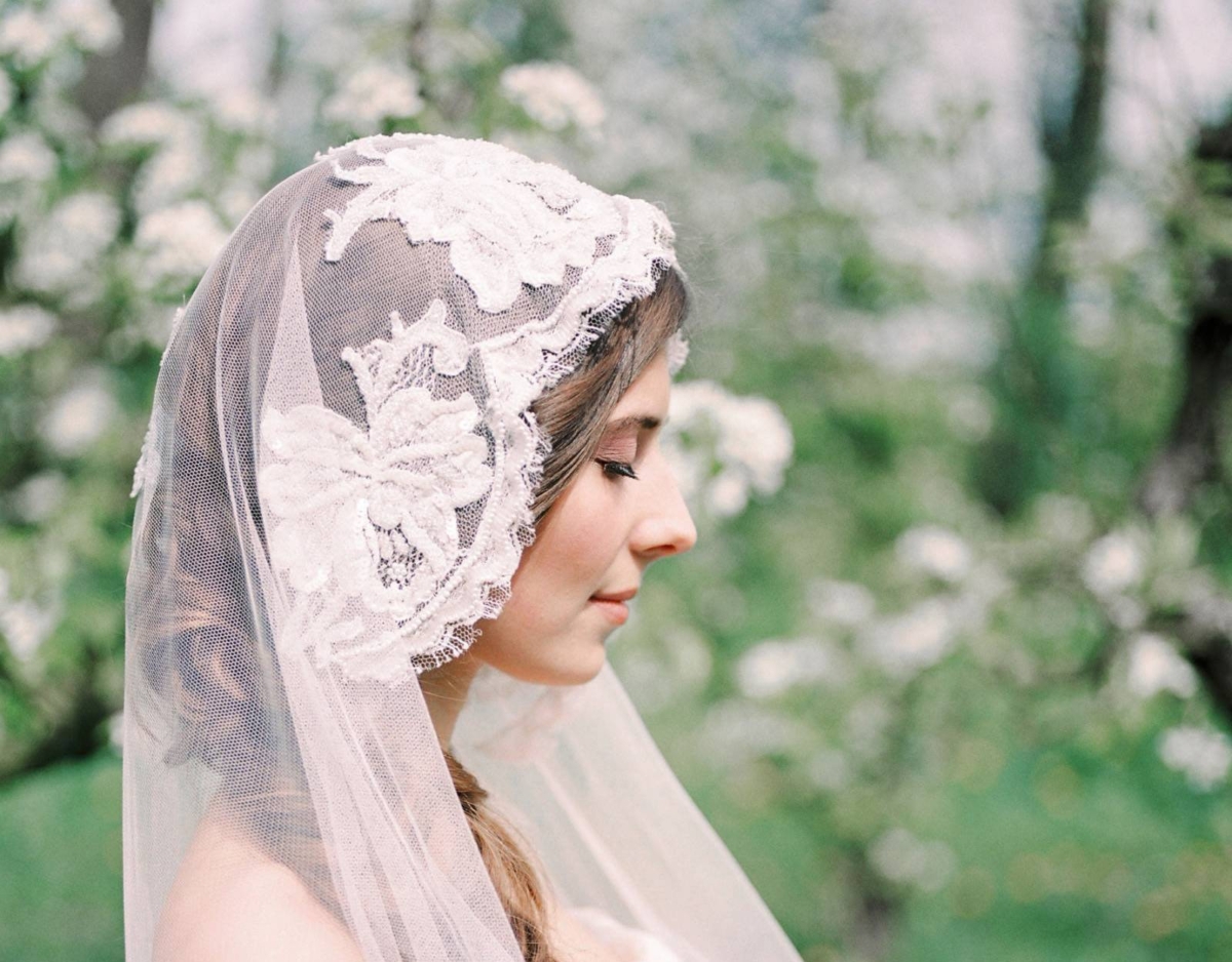 Orchard Romance wedding ideas surrounded by spring blossoms