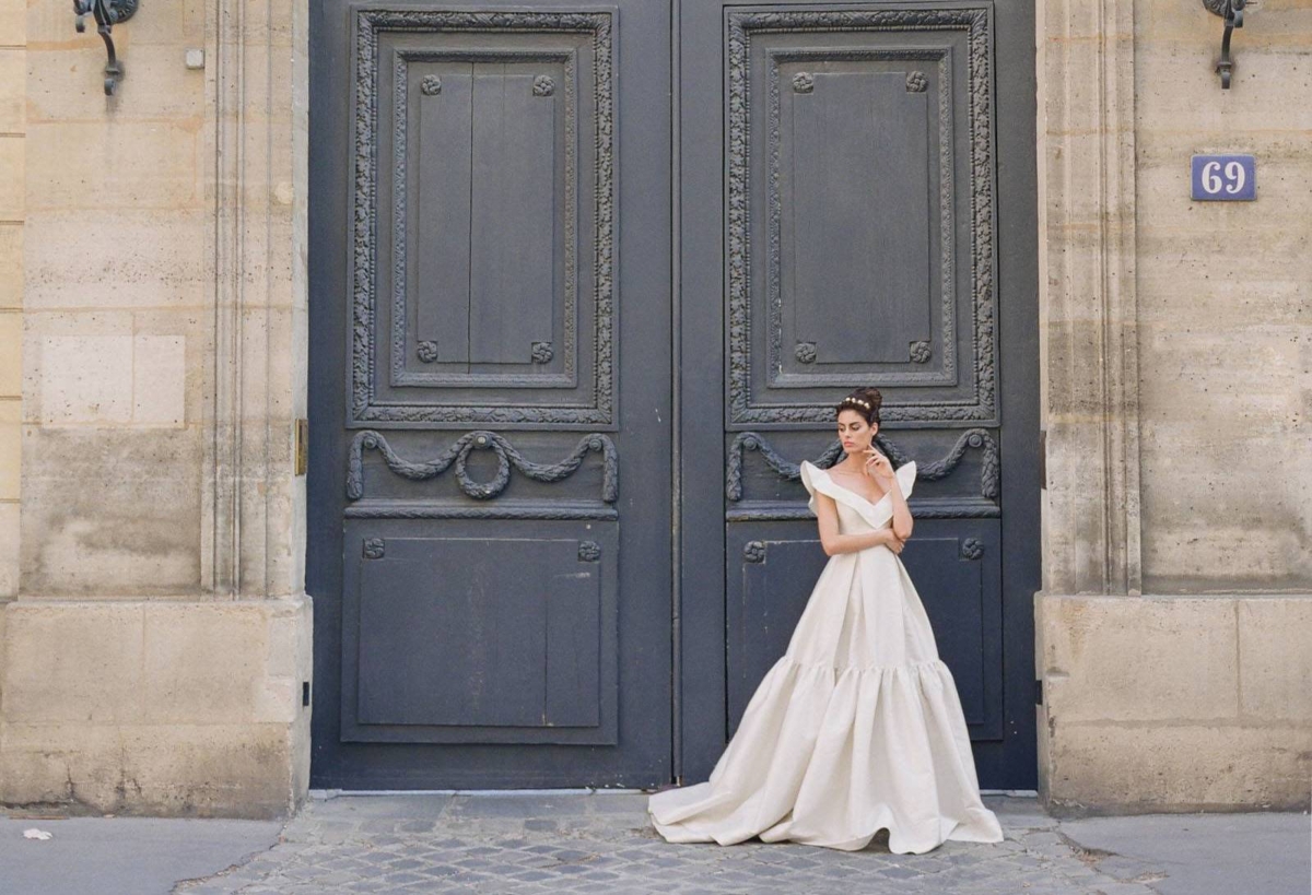 Parisian Chic Bridal Editorial at Musée Rodin