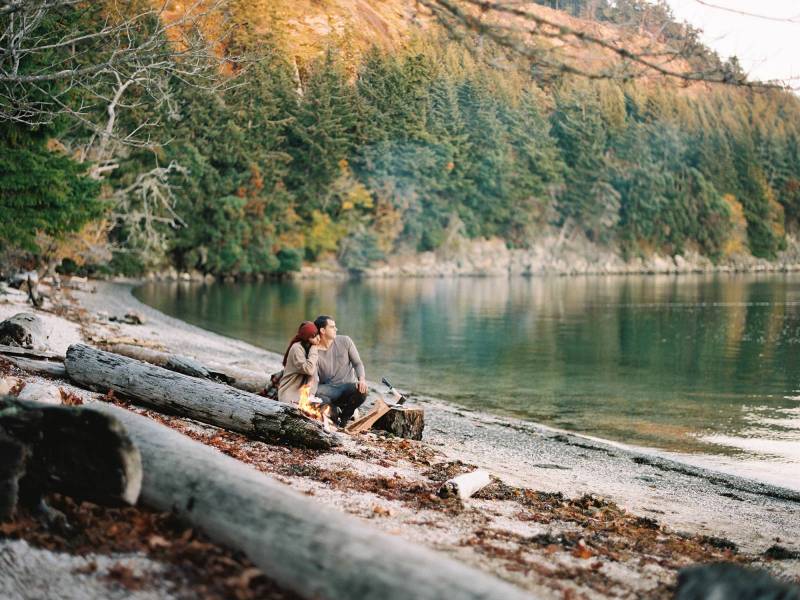 Fishing & camping lifestyle shoot in British Columbia