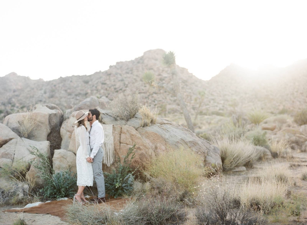 Stunning Boho Engagement Session at Joshua Tree