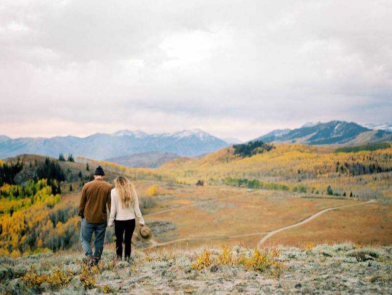 Stunning fall colour in this Utah Mountain lifestyle shoot