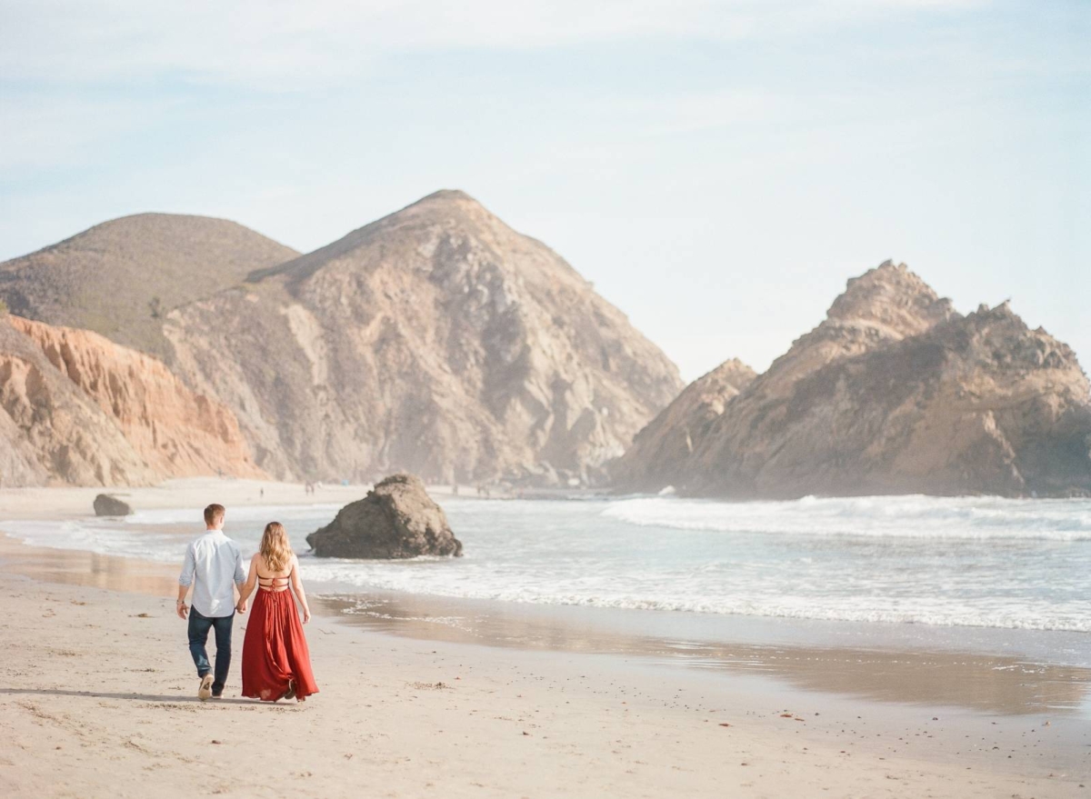 Engagement Photos along the Big Sur Coastline