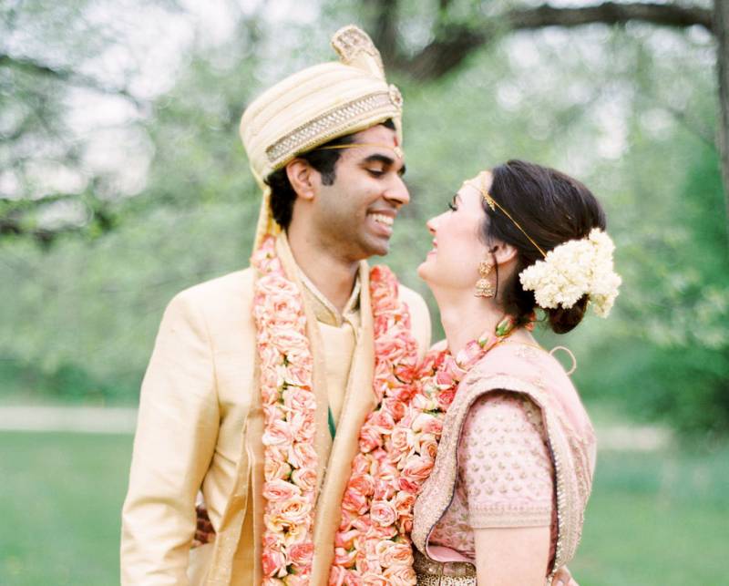 The most beautiful Hindu Ceremony in soft buttery pastels