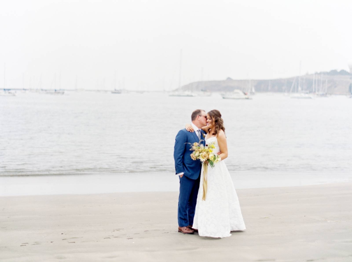 Relaxed and laid-back coastal wedding at Half Moon Bay, California