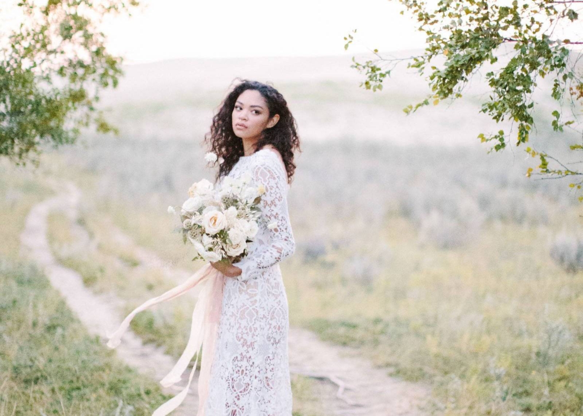 Ethereal bridal inspiration honouring the beauty of Canada’s prairies