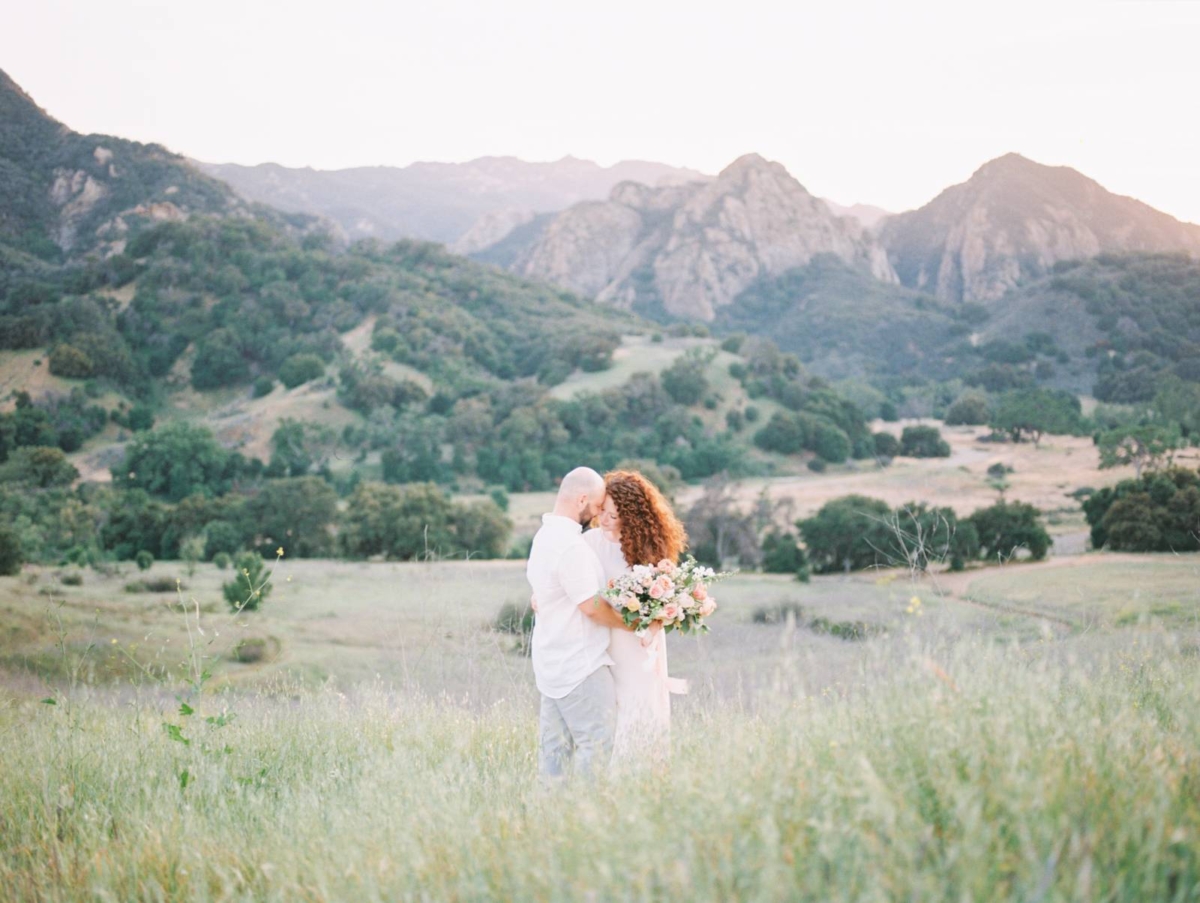 Sweet and Intimate Engagement in the Malibu Hills