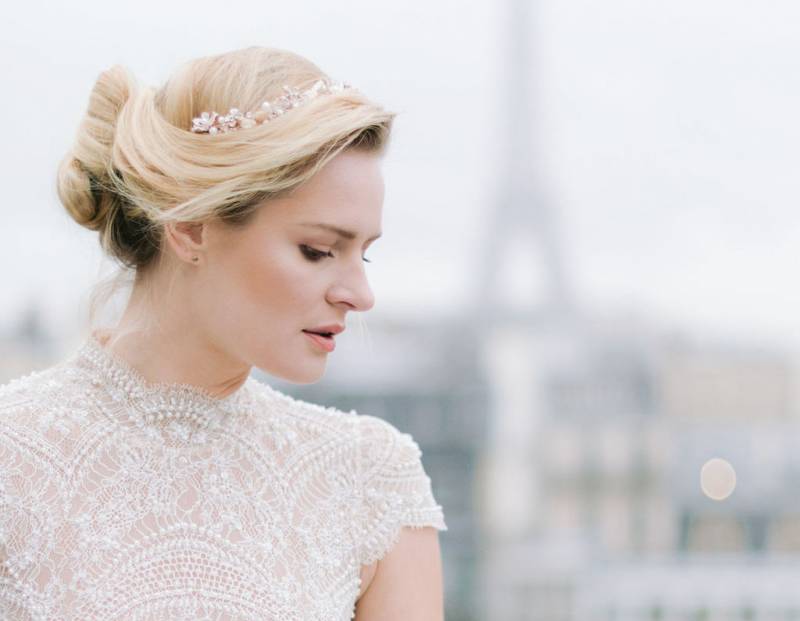 Chic & elegance Parisian bridal shoot