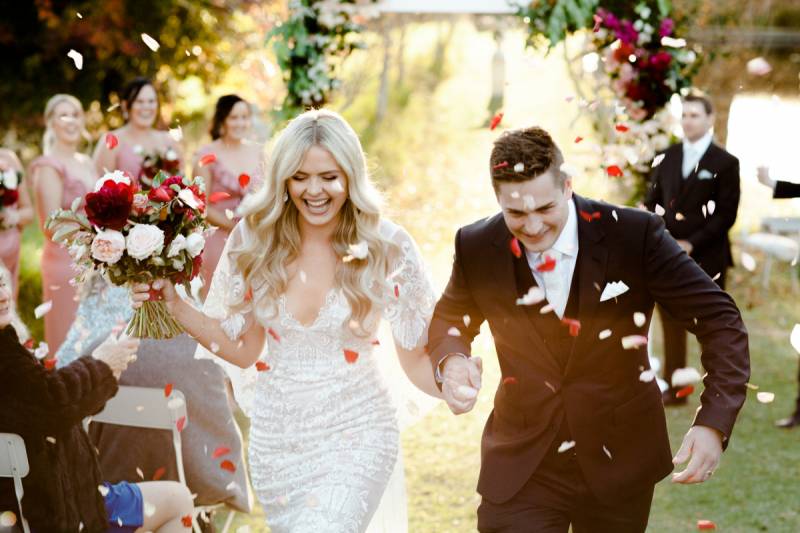 Cosy Autumn wedding in rural New South Wales, Australia