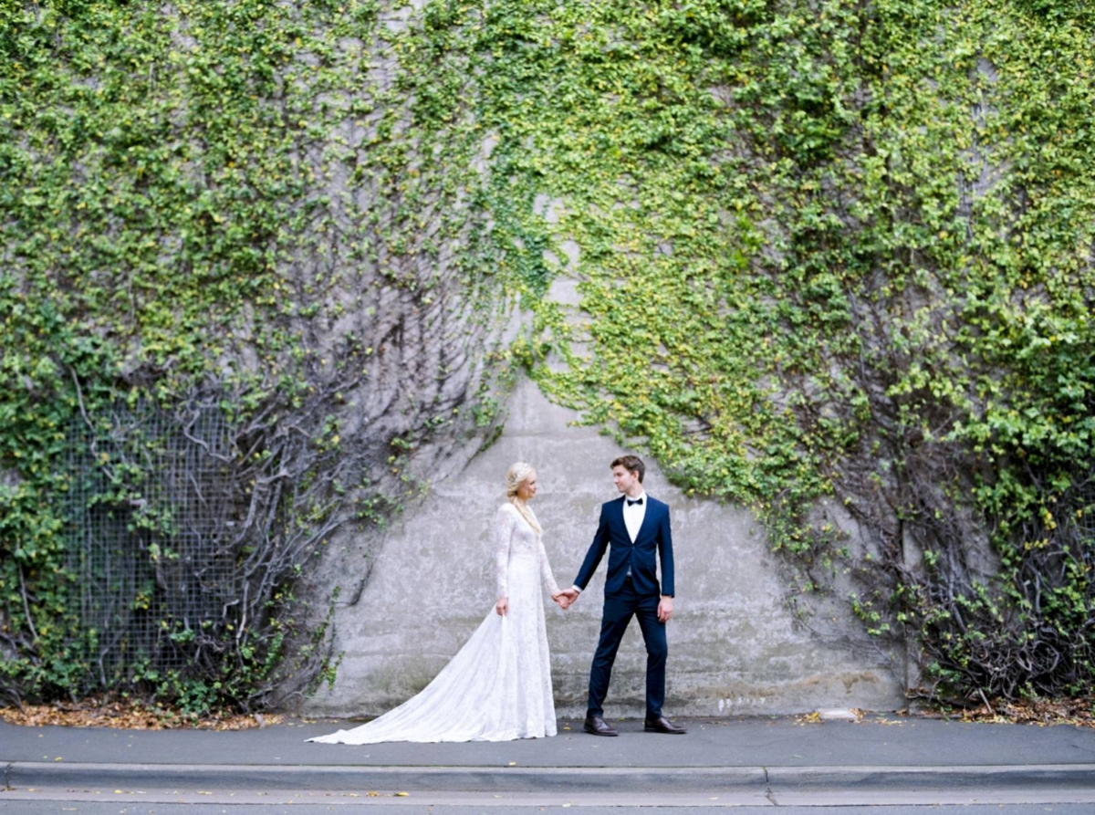 Golden hour wedding inspiration at Sydney Opera House