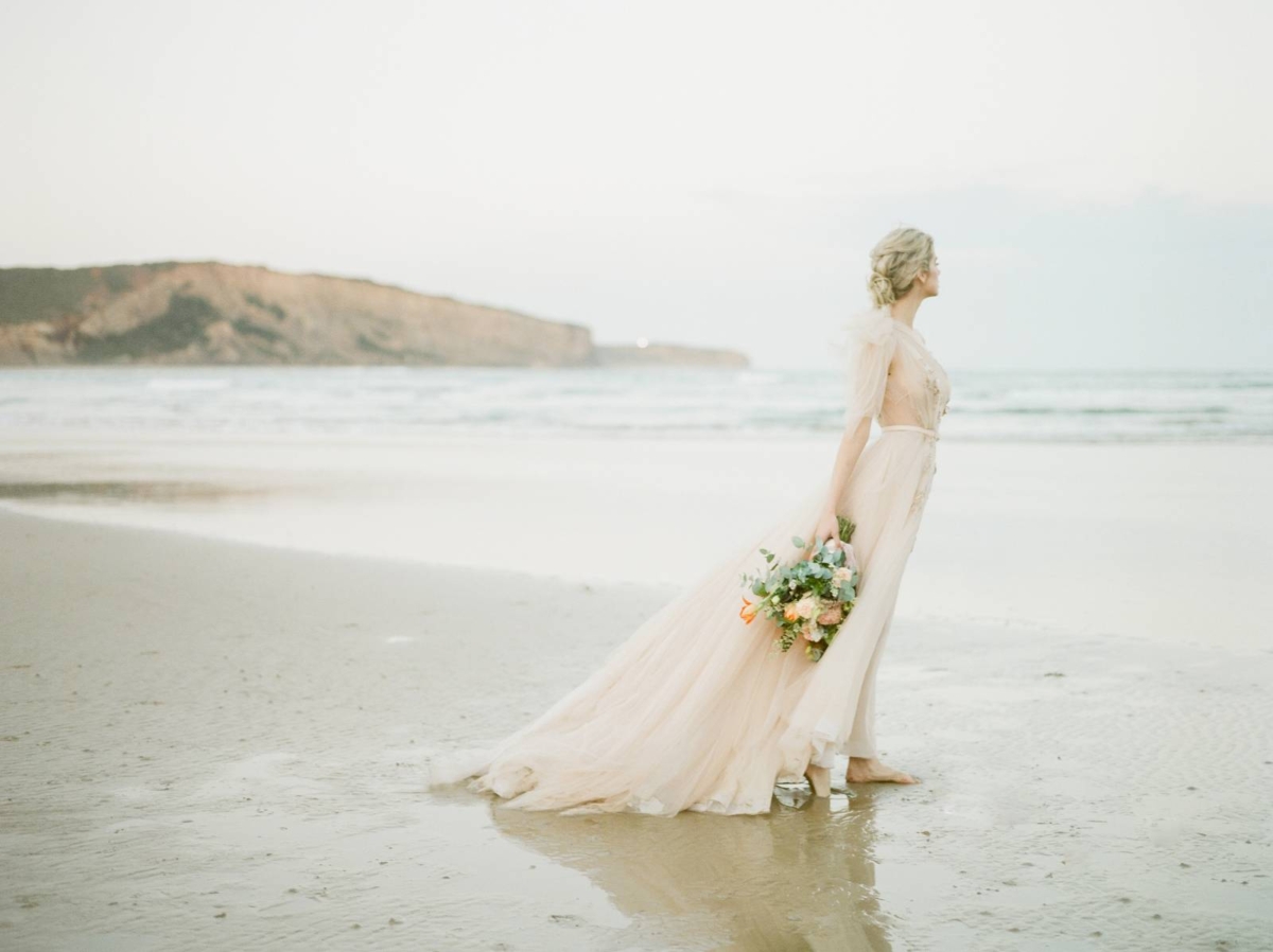 Ethereal coastal wedding love story