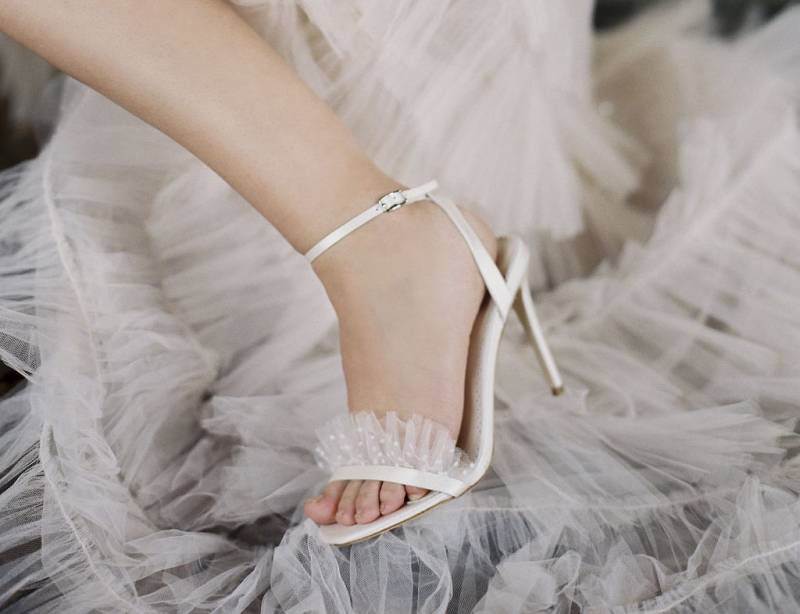 Exquisitely feminine bridal shoes from Bella Belle Shoes