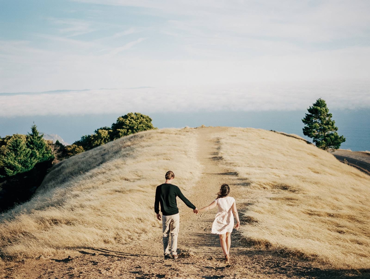 San Francisco Engagement shoot above the clouds