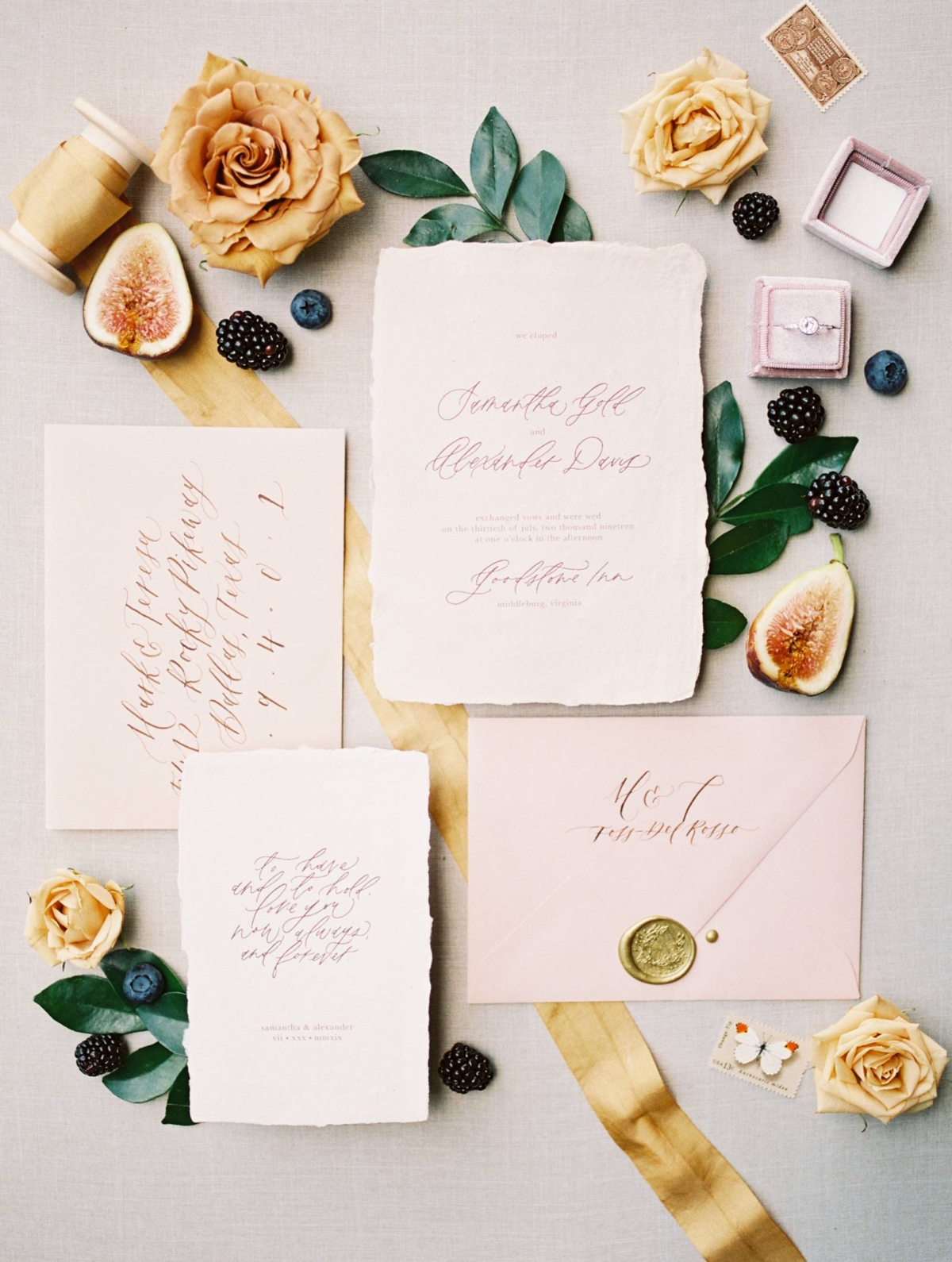 Romantic & Rainy elopement inspiration