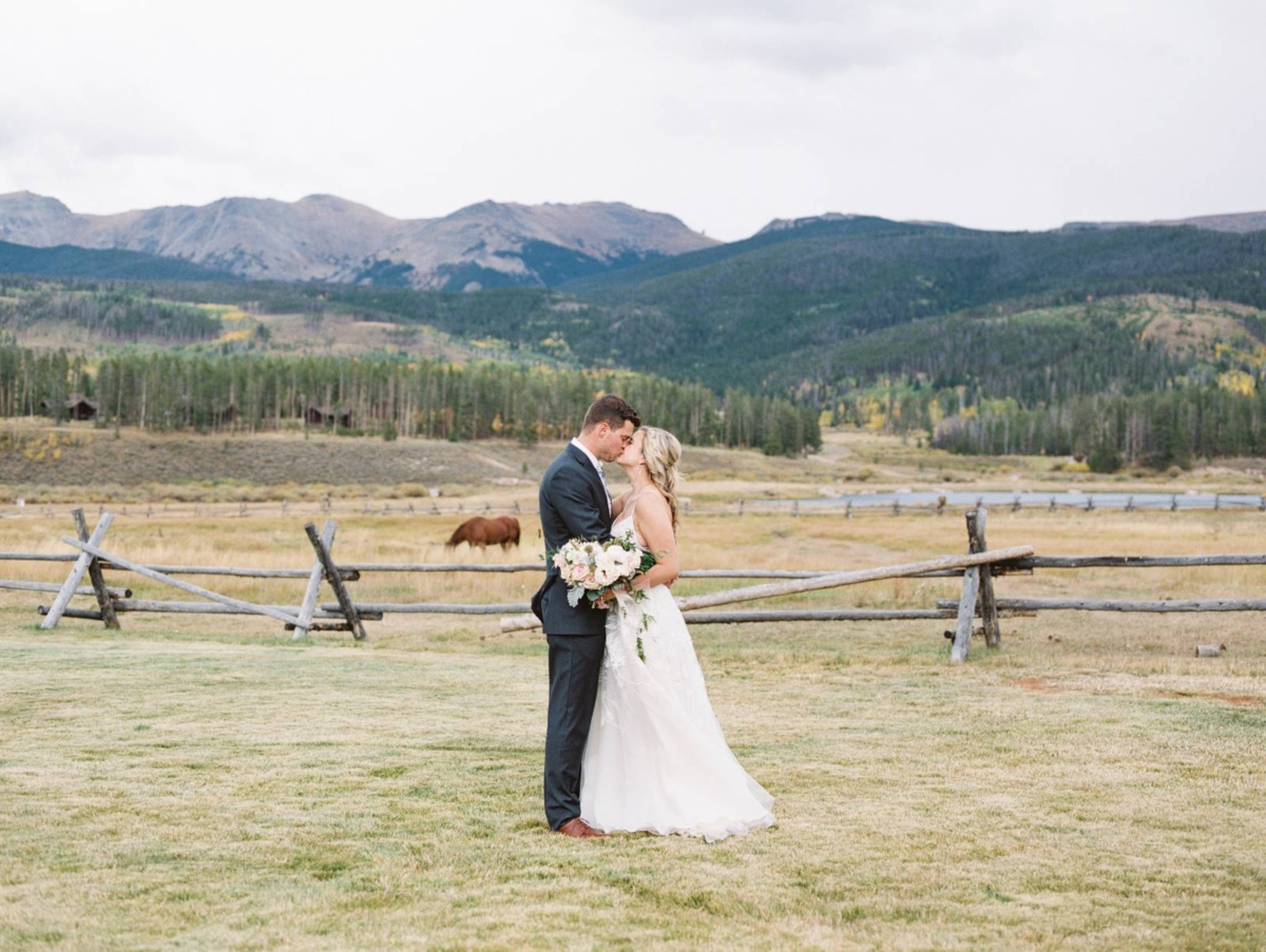 Garden inspired mountain Wedding at Devil’s Thumb Ranch