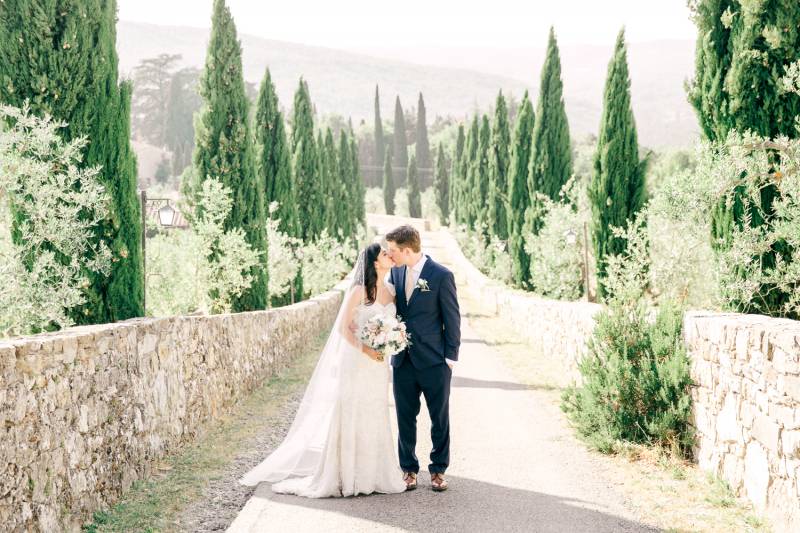 Tuscan destination wedding at Castello Di Meleto