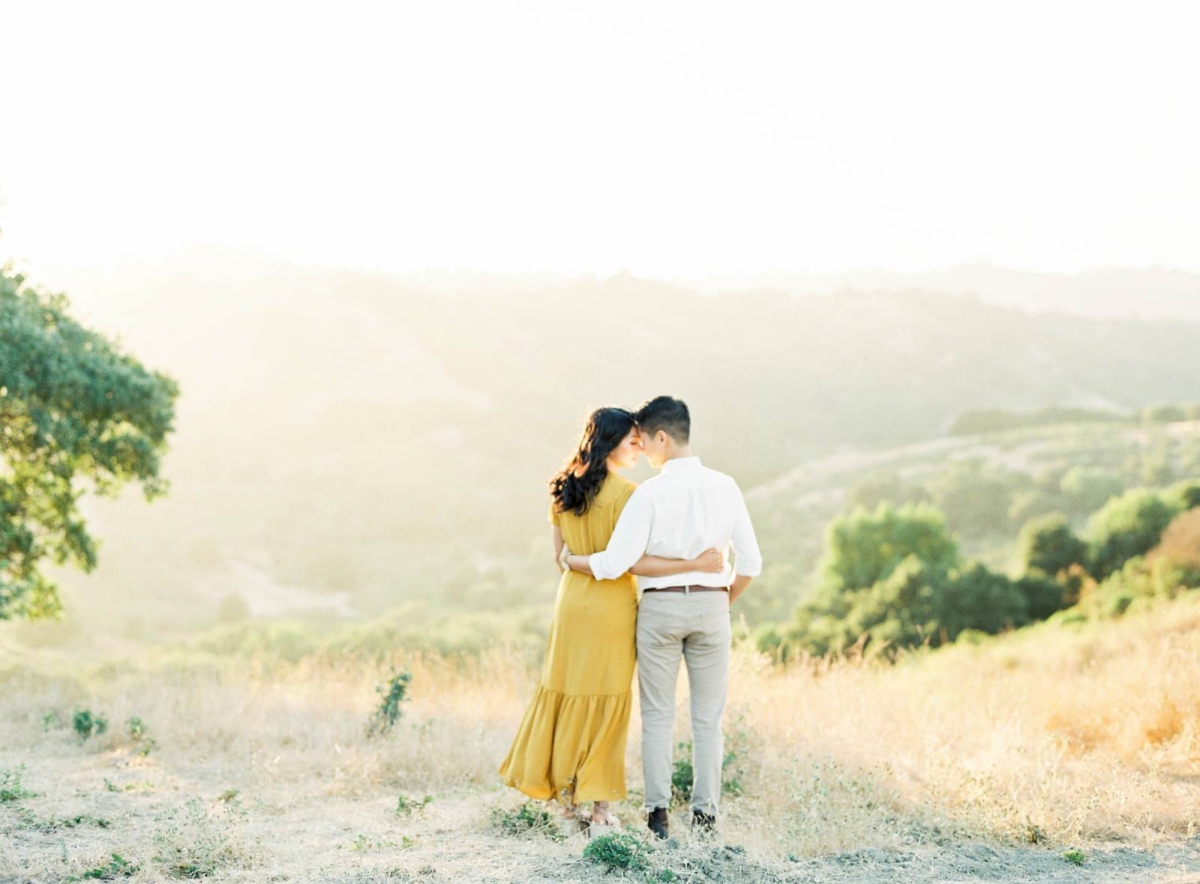 San Francisco engagement shoot inspired in part by Wes Anderson