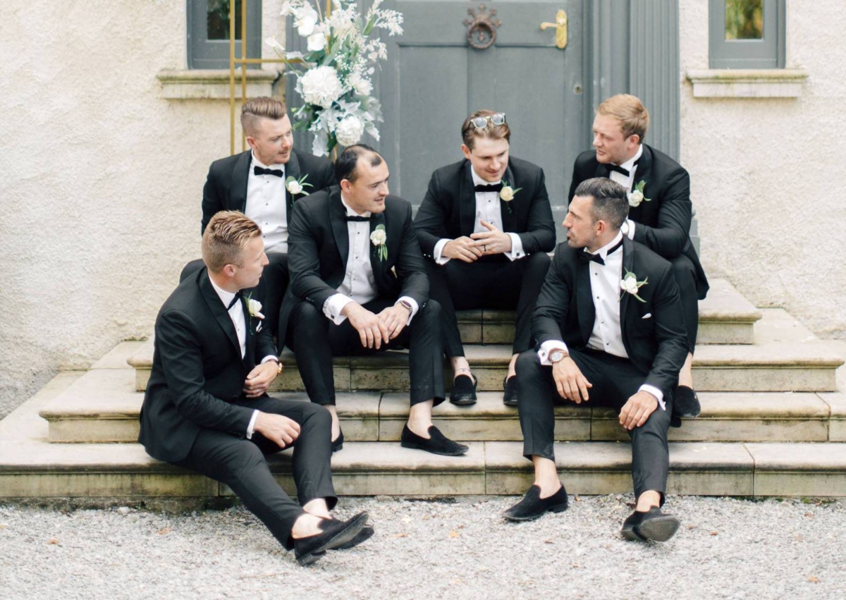 Elegant wedding with an relaxed vibe in an Irish Country House