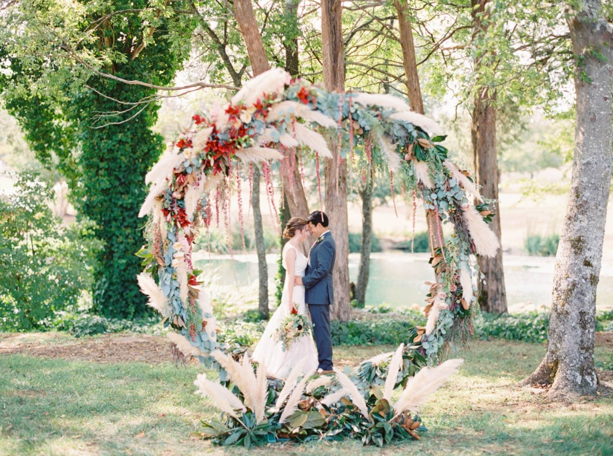 Elegant Jewel-Toned Farm Wedding in Tennessee