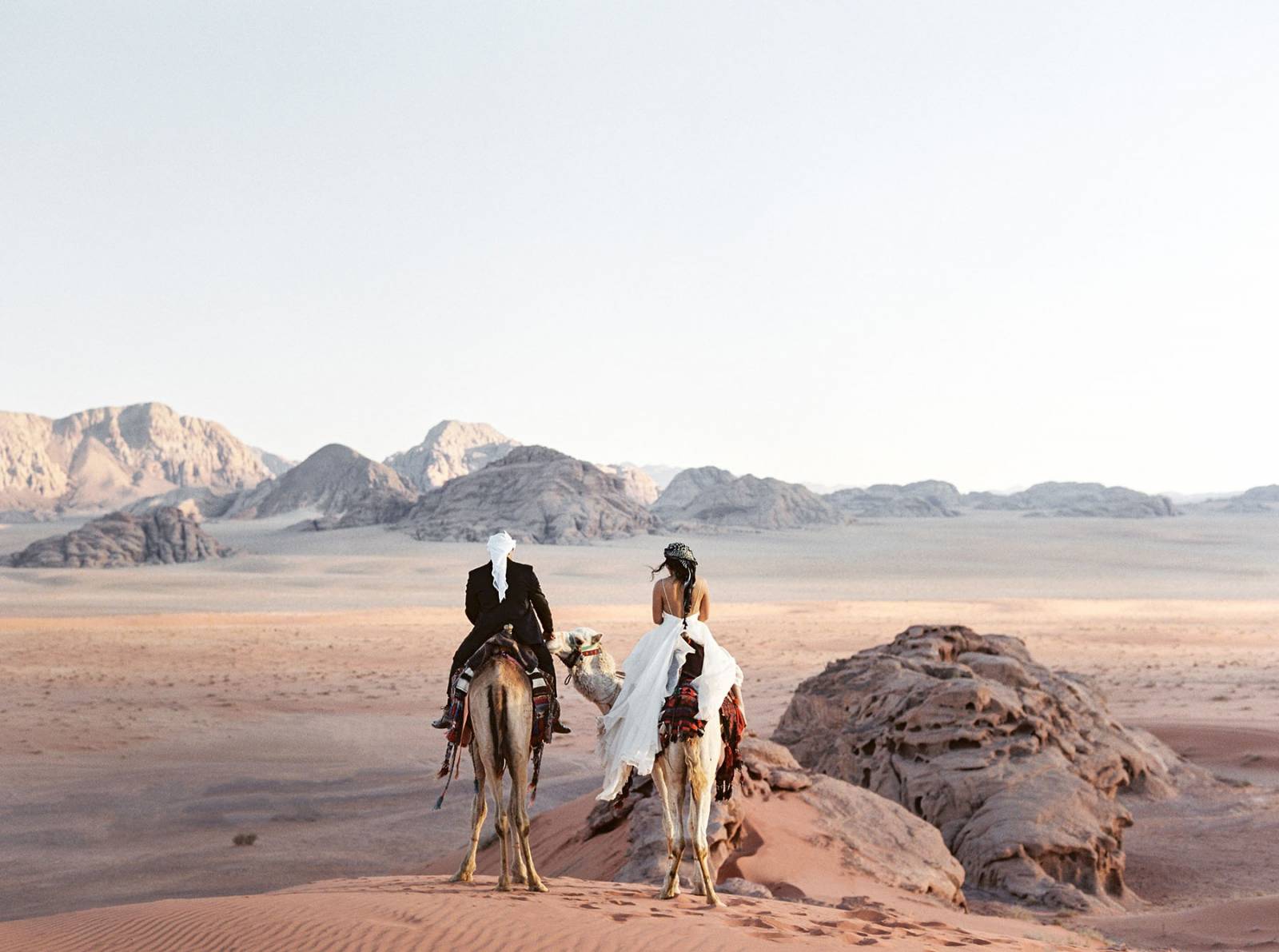 A unique & magical wedding on the steps of the Treasury at Petra