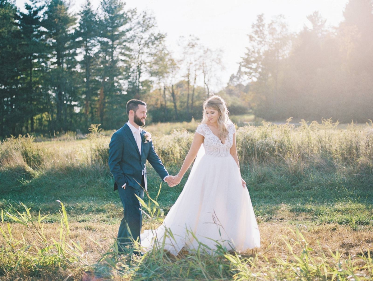 Intimate Maryland wedding at the groom’s family lake-house