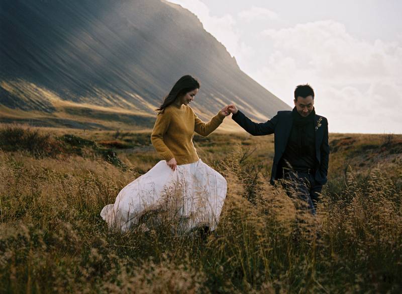 The most picturesque autumnal elopement in Iceland