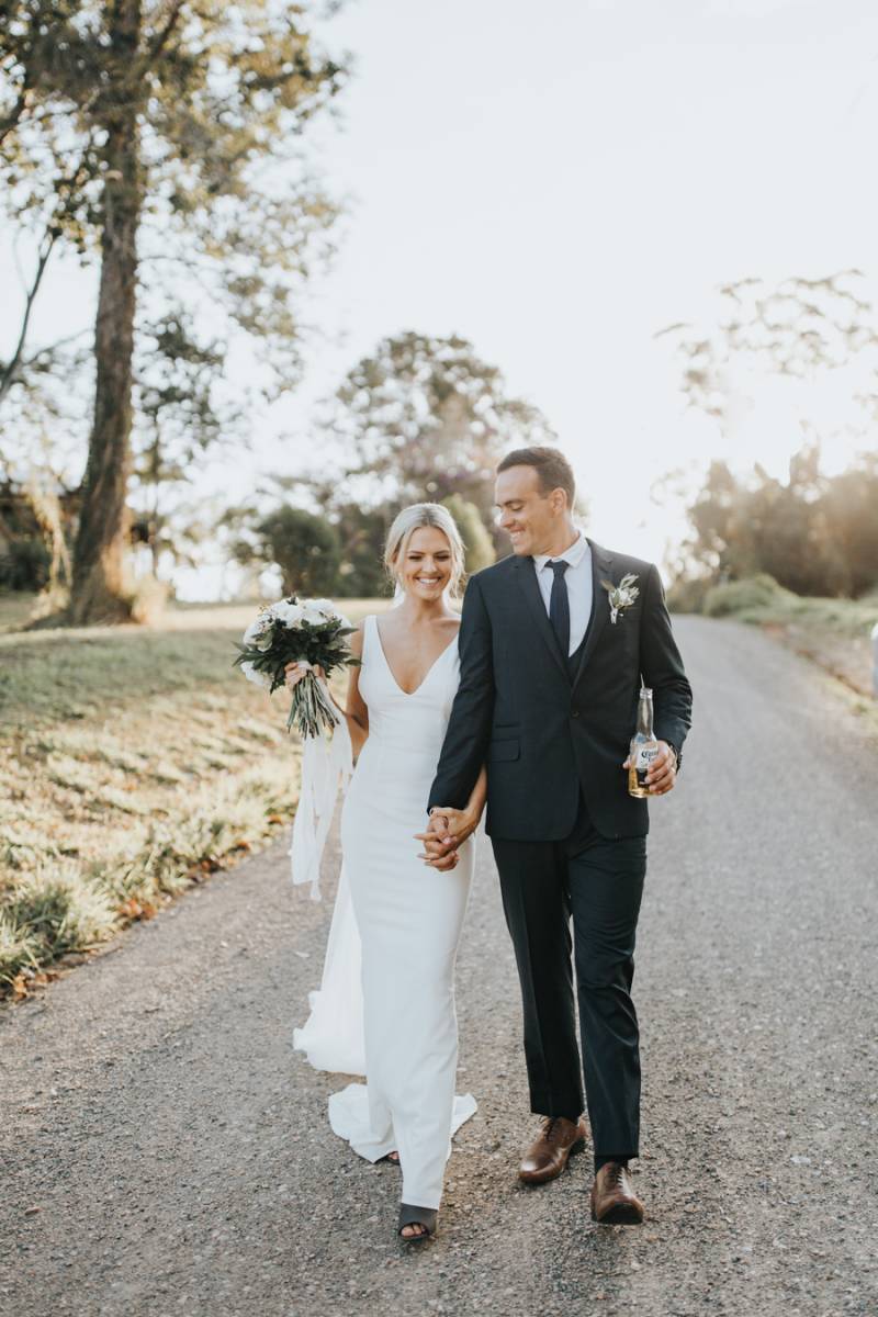 Alpacas, an orchard and dancing under the stars made this Queensland wedding a whole lot of fun!