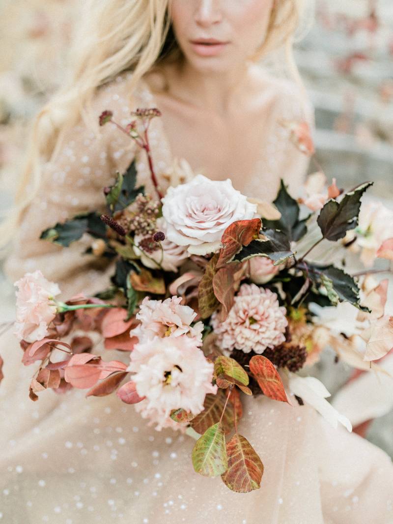 Wildly romantic & bohemian elopement shoot on a small Greek Island