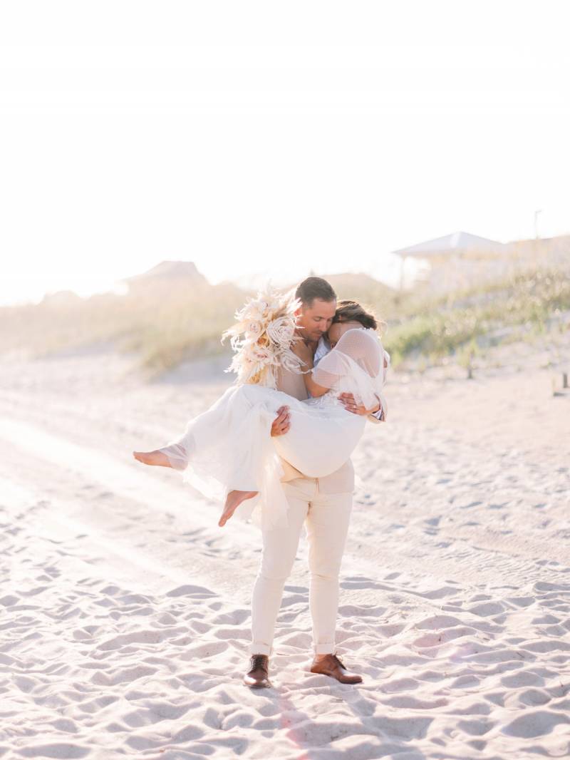 Romantic Elopement Inspiration in the Outer Banks, North Carolina