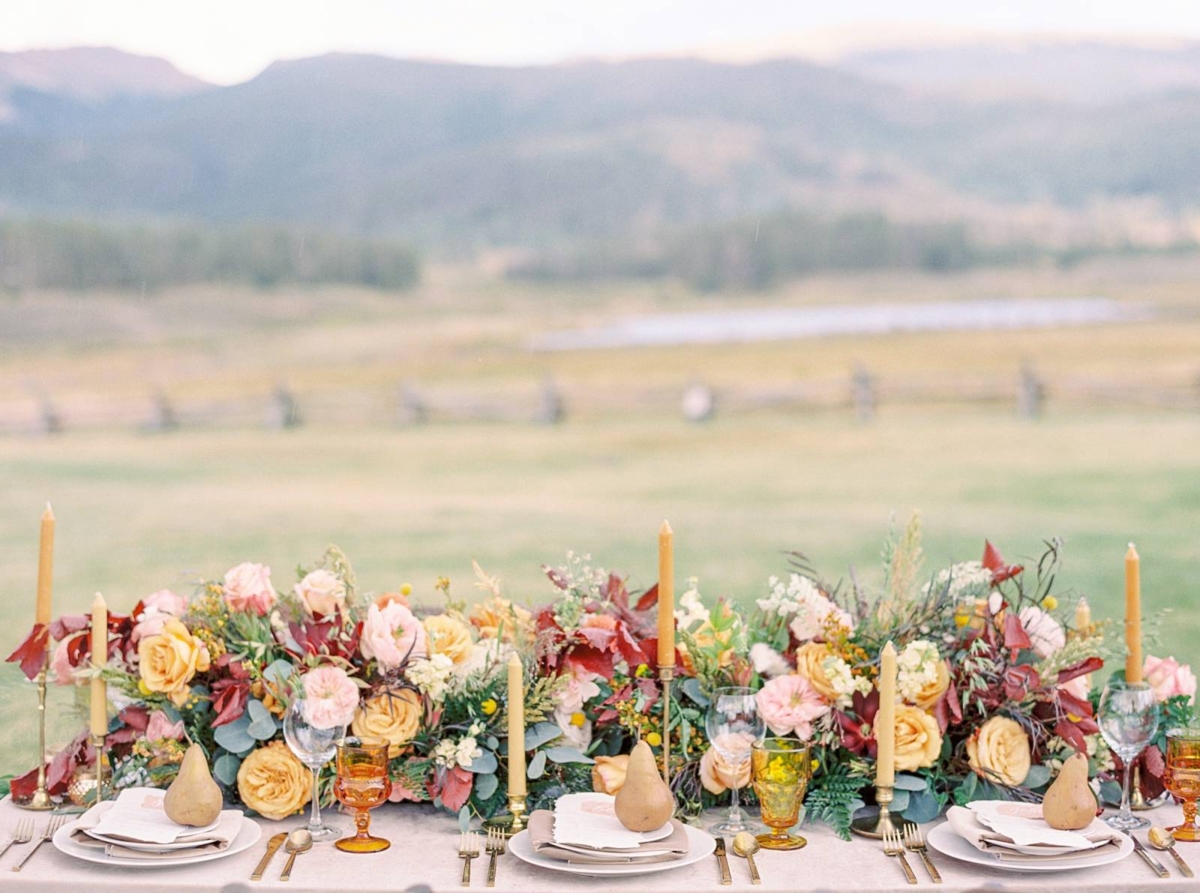 Romantic Autumn Wedding Inspiration in the Colorado Mountains