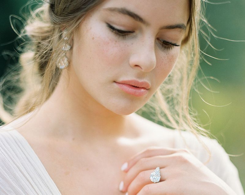 Beautiful fall bridal shoot in Leavenworth, Washington