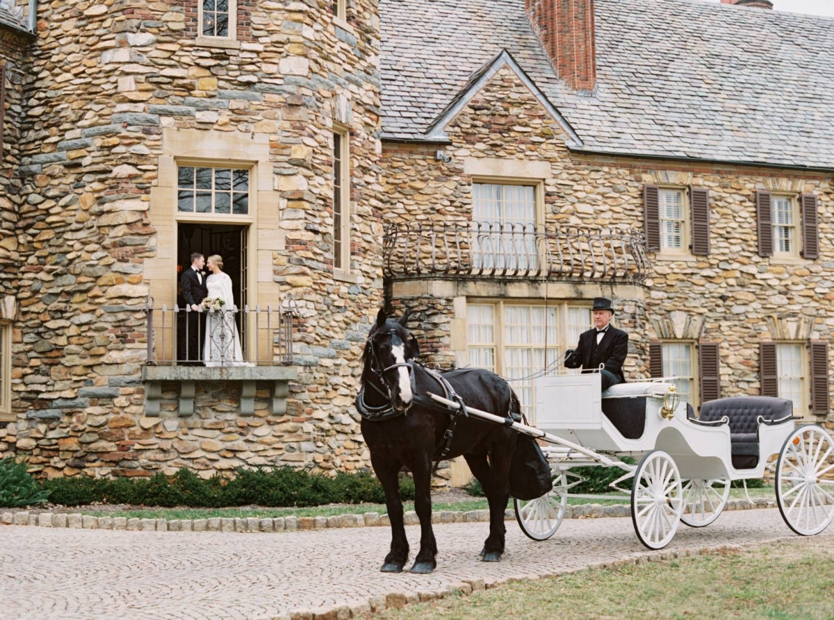 Royal English Inspired Intimate Wedding at Graylyn Estate