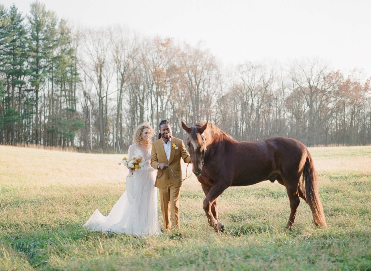 Modern Farm Wedding Inspiration Shoot