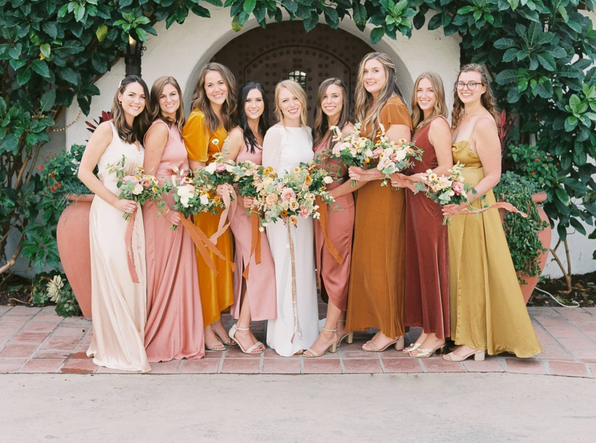 A flower filled micro wedding by the Pacific Ocean