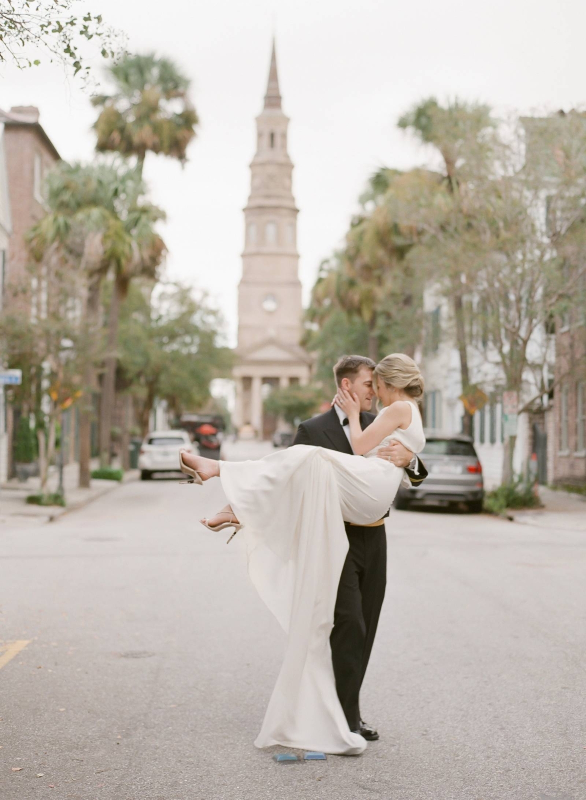 Intimate & Sophisticated Military Elopement in Charleston