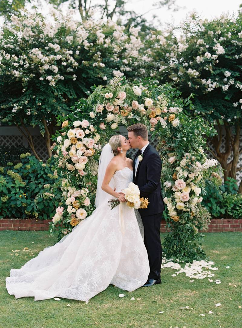 Intimate secret garden Wedding inspired by Pride Prejudice Charlottesville Real Weddings