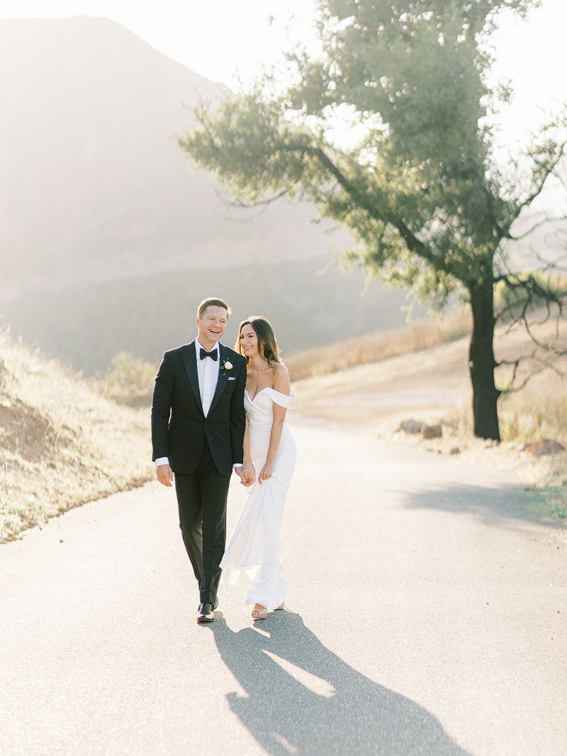 Intimate & romantic Malibu Mountaintop Elopement